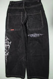 American High Street Retro Men Washed Pants Y2k Harajuku Hip Hop Loose Jeans Couples Casual Joker Straight Wide-leg