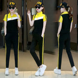 Women's tracksuit set pant suits two piece set women vetement femme 2022 Summer 2 piece set clothing women korean