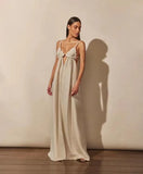 Women's Fashion V-Necked Sling Dress 2025 New Summer Loose Sleeveless Straight Temperament Holiday