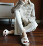Autumn Winter sweater women turtleneck cashmere sweater knitted pullover women sweter fashion sweaters new Loose Plus Size