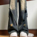 And Autumn High-Rise Jeans 2025 Winter New Design Oversize Handsome Couple