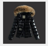 Raccoon Big Fur Collar Fashion Slim