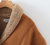 Vintage Lamb Fleece Jacket-Outfit