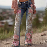 3D Digital Printing In Autumn And Winter 2025 Women's Fashion Thin Denim