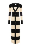 2025 New Sexy Dress With Tective Striped Striped