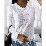 Explosion Women's 2025 Summer New T-Shirt Back Jacket Lace