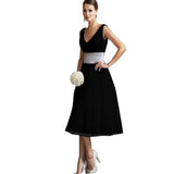 Women Summer 2021 Sleeveless Dress Plus Size Clothing V Neck A Line Slim White Dresses For Party Vestido Feminina