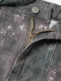 Toloer Trend A-Line Denim Skirt Autumn 2024 New Tail Splicing Pocket Design Tooling Pear-Shaped Women's Dress-Outfit