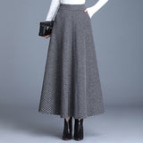 Dress Women's Autumn And Winter Big Skirt Mid-Length Skirt 2025 Autumn And Winter New Dress Showing Skinny