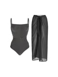 Toloer One-Piece Bikini Suit Women's Bikini Three-Piece