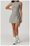 Tank Wrap Skort Tennis Dress-Outfit