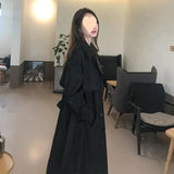 This Year Popular Windbreaker 2024 New Spring Dress Fall Feeling In The Long Coat Female Over The Knee Temperament Goddess Fan Ying Lun Wind-Outfit