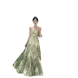 Toloer Break Broken Flower Condole Belt Dress Female Waist Show Thin Temperament Senior Feeling Hot Girl Long