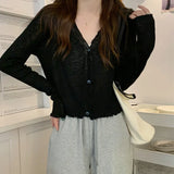 Silk Sunscreen Dress In Summer, Women Wear A Knitted Cardigan With A Small Shawl Net Blouse And A Short Coat.-Outfit