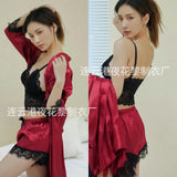 Women's Pajamas Sex Underwear Plus-Size Home Clothes New Lace