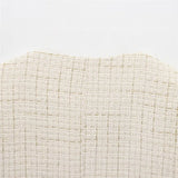 Textured Long-Sleeved Round-Neck Casual Suit Jacket 2025 Spring Temperament Button Trim Jacket