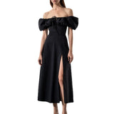 French Dress Women's Bubble Cuffs With Body-Repair Dress Dress