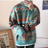 2021 New Sweater Men Winter Clothes Thicker Korean Warm Streetwear Mens Sweaters and Pullovers Harajuku