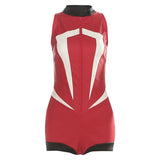 Summer New Women's Clothing Jennie The Same Hot Locomotive Wind Bump Splicing Design Tight-Up Uniformed