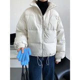 Women's Stand Collar Short Down Jacket For Women 90% White Duck Down