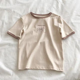 Toloer Slim Short-Sleeved T-Shirt Women 2024 Summer New Bottom Shirt Students Casual Korean Version Jacket Women's