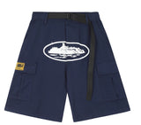 Style CORTEIZ Alcatraz Printing Work Clothes Leisure Shorts High Street Leisure Multi-Pocket Men's And Women's Shorts-Outfit
