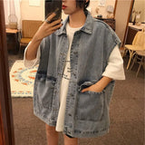 Toloer Hooded Coat Female Autumn New Plus Size Fashion Short Splicing Loose Small Versatile Autumn Jacket-Outfit
