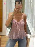 Sheer Layered Embellished Cami