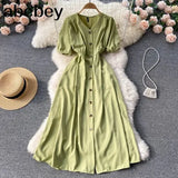 Female Fashion Clothing Elegant Dress Clothes Dresses for women 2022 Sexy Outfits Summer Midi Long Beach Sundress