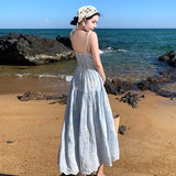 Toloer Pat Water Soluble Ten Thousand Needle Thorn Embroidery Heavy Industry Dress New Sling