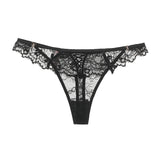 Triangle Hollow Lace Side Thong Lady Water Drill Hanging Cotton Crotch Trousers