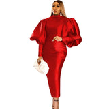 Bubble Sleeve Christmas Dress Party Dress Party Dress Party Dress Party