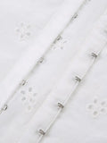 bandeau top with broderie lace to