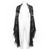 Summer 2024 New Sexy Cardigan Blouse Dark Style Slim Classical Lace Blouse Girl-Outfit