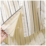 Spring And Autumn New Vertical Stripe Loose Long-Sleeved Shirt Women Fashion Casual Korean Version Of The Shirt Women