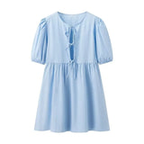 New Women's Wear T-Shirt Style In The Long-Term Solid Shirt Dress