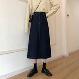 Cowim Skirt Skirt Female Spring Summer 2021 New Medium Long Bag Hip High Waist Slit Show Thin Versatile A-Word Skirt-Outfit