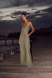 New Fashion Women's Sexy Body-Wearing Trousers Long Jumpsuit