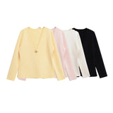 Homemade New Women's Oceaned Smozy Casual Simple Knitted Coat