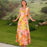 Years Of Summer New Holiday Wind Sling Dress Dress Dress