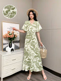 French Temperament, High Sensibility, Long Skirt, Sweet, Fragrant Wind, Aging Design, Thin Pink Dress-Outfit