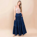 Ins Street Babes Low-Rise Make Old Holiday Cake With Cowboy Dress Women's
