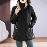 Winter New Down Cotton Clothes In The Long Out Of Season Large Size Loose Collar Thick Warm Cotton-Padded Jacket Jacket-Outfit