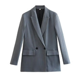 Homemade New Women's Clothing Seam-Sleeding Casual 4-Colored Suit