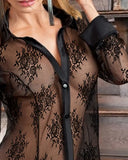 Sex Lingerie Sexy Black Thin Mesh Yarn Seduction Girl Sex