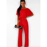Women's Summer Button Lace-up Short-sleeved