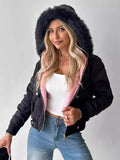 2025 Casual Jacket With Thick Hairy Bribute