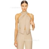 Women's Design Sensing Suit Ma Vestless Vest Women's