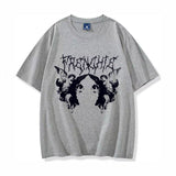 New Men's And Women's Retro Tops Loose Street National Tide Movement Y2kt Shirt