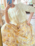New Women's Shirt French Design Korean Shirt Femininity Commuting Bubble Sleeve Spring Dress
